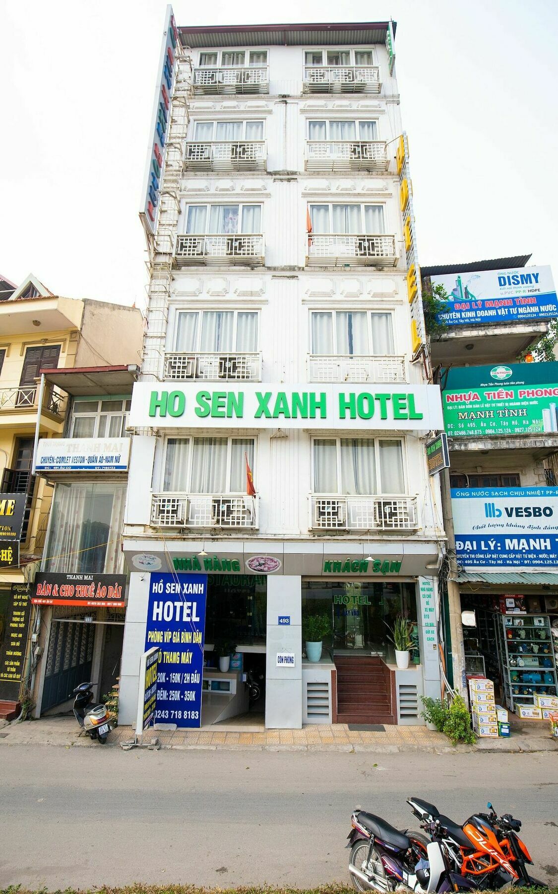 Ho Sen Xanh Hotel ハノイ市 エクステリア 写真